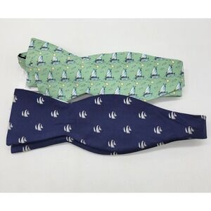 Vineyard Vines Bow Tie New Sail Boat NWT Green & Blue